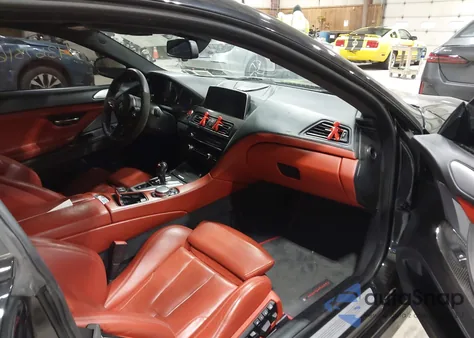 2016 BMW M6 из США, поврежденный, VIN WBS6J9C52GD934420